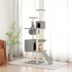 vidaXL Kattenmeubel met sisal krabpalen 168 cm lichtgrijs, Dieren en Toebehoren, Verzenden, Nieuw