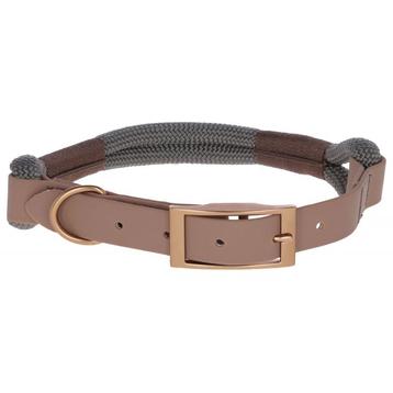 Collar monte carlo, brown/ grey, 12mm x 40 - 55 cm - kerbl, Neuf