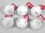 Kerstballen glas Artic White 12 stuks, Huis en Inrichting, Nieuw