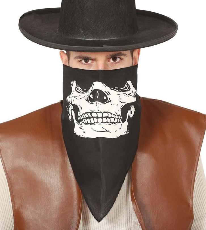 Halloween Zakdoek Schedel, Hobby en Vrije tijd, Feestartikelen, Nieuw, Verzenden