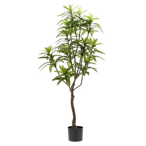 Kunstplant - Dracaena - Drakenboom - 130 cm, Huis en Inrichting, Woonaccessoires | Kunstplanten en Kunstbloemen