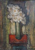 Joris Houwen (1925-1998) - Stilleven met witte bloemen op
