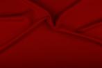Bi-stretch stof rood - Polyester stof 25m op rol - ACTIE, Hobby en Vrije tijd, Nieuw, Verzenden