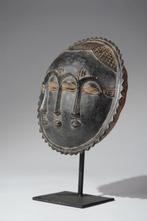 Een houten masker Yaure - Yaure - Ivoorkust (Zonder, Antiek en Kunst