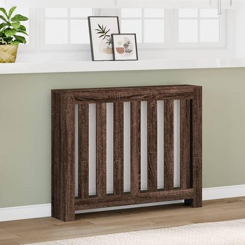 vidaXL Radiatorombouw 104x20x82 cm bewerkt hout bruin, Doe-het-zelf en Bouw, Verwarming en Radiatoren, Nieuw, Verzenden