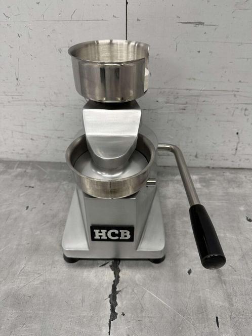 HCB RVS Hamburgerpers 100 mm Slagerij Horeca, Zakelijke goederen, Horeca | Keukenapparatuur, Ophalen of Verzenden
