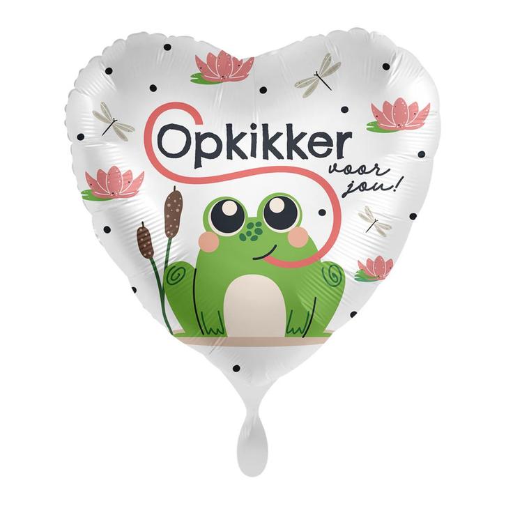 Kikker Helium Ballon Leeg 43cm, Hobby en Vrije tijd, Feestartikelen, Nieuw, Verzenden