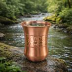 Puur koperen beker gebogen sequence – 300 ml (zware, Sport en Fitness, Ophalen of Verzenden, Nieuw