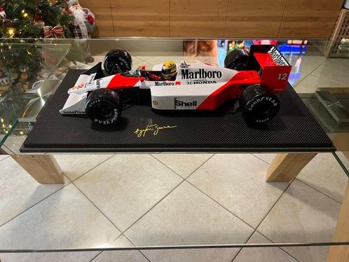 1:8 - Modelauto - McLaren MP4/4 # 12 Ayrton Senna Winner, Hobby & Loisirs créatifs, Voitures miniatures | 1:5 à 1:12