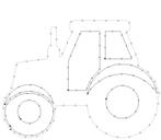 Tractor, trekker steekschuimvorm maatwerk 10 eur korting [