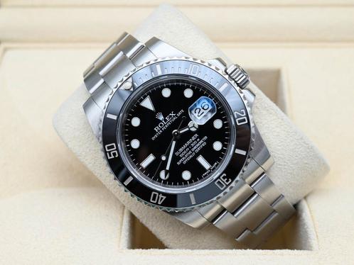 Rolex Submariner Ref. 116610LN Year 2015 (Box & Papers), Handtassen en Accessoires, Horloges | Heren, Staal, Zo goed als nieuw