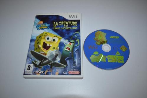 Bob Leponge la créature du crabe croustillant (Wii Fra CB), Games en Spelcomputers, Games | Nintendo Wii