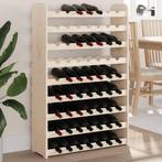 vidaXL Casier à vin 72,5x25x111,5 cm Bois de pin massif, Maison & Meubles, Verzenden, Neuf
