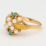 Ring - 18 karaat Geel goud - Parel, Nieuw