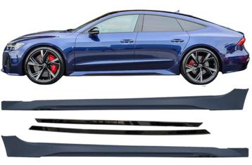 Side Skirts | Audi A7 C8 | 2019+ | RS7-look | hoogglans zwar beschikbaar voor biedingen