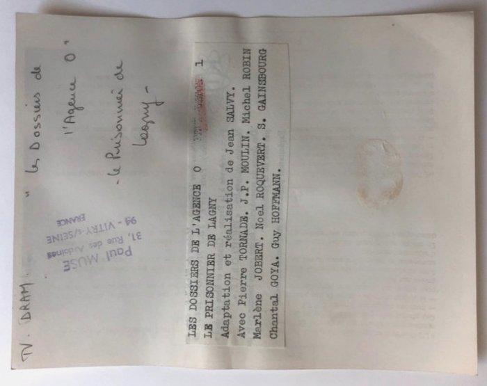 Paul Muse - Serge Gainsbourg - Chantal Goya - Le prisonnier, Verzamelen, Film en Tv