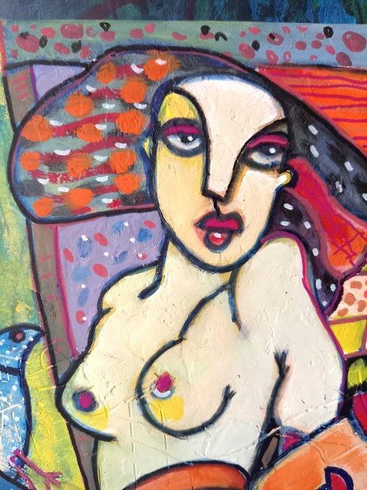 Day (XX) - Two young women, Antiek en Kunst, Kunst | Designobjecten