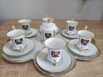 Porcellane MPM - M. Amorina - Koffieservies (14) -