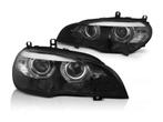Xenon koplamp units LED Angel Eyes Black geschikt voor BMW, Autos : Pièces & Accessoires, Verzenden