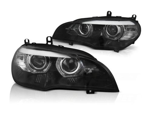 Xenon koplamp units LED Angel Eyes Black geschikt voor BMW, Autos : Pièces & Accessoires, Éclairage, Envoi