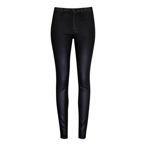7 for all Mankind • coated skinny jeans zwart • 27, Kleding | Dames, Broeken en Pantalons, Verzenden