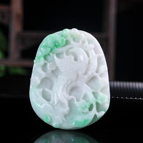 Pas de prix de réserve - Pendentif en jade jadéite non, Antiek en Kunst, Antiek | Overige Antiek