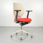 Orangebox ARA-EBA bureaustoel, rood / wit, 4D armleggers, Nieuw, Ophalen of Verzenden