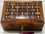 Doos - Palissander, Thuya, Satijnhout, Antiek en Kunst