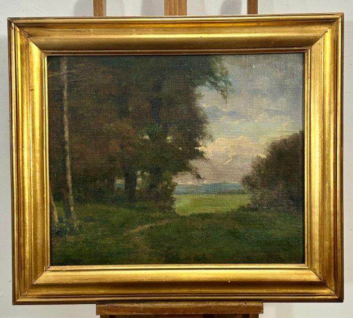 Carlo Musso (1907-1968) - Paesaggio, Antiek en Kunst, Kunst | Schilderijen | Klassiek