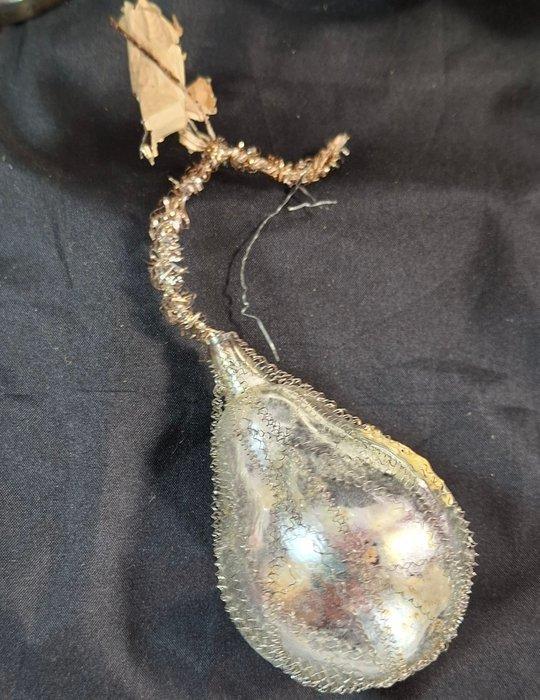 Kerstballen (18) - Glas - 4 bekleed met draad, Diversen, Kerst