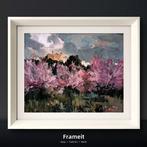 Josep Salas Llorens (1928-2010) - Campos con almendros en