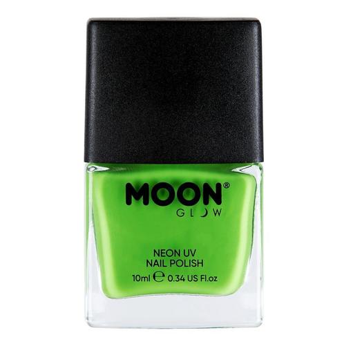 Moon Glow Intense Neon UV Nail Polish Intense Green 14ml, Hobby en Vrije tijd, Feestartikelen, Nieuw, Verzenden
