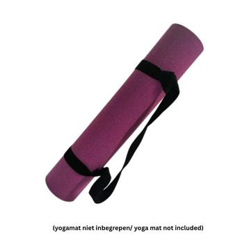 Yoga draagriem voor yogamatten - zwart koord, Ophalen of Verzenden