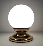 Tafellamp - Staal, Glas - Opaline glas 70, Antiek en Kunst