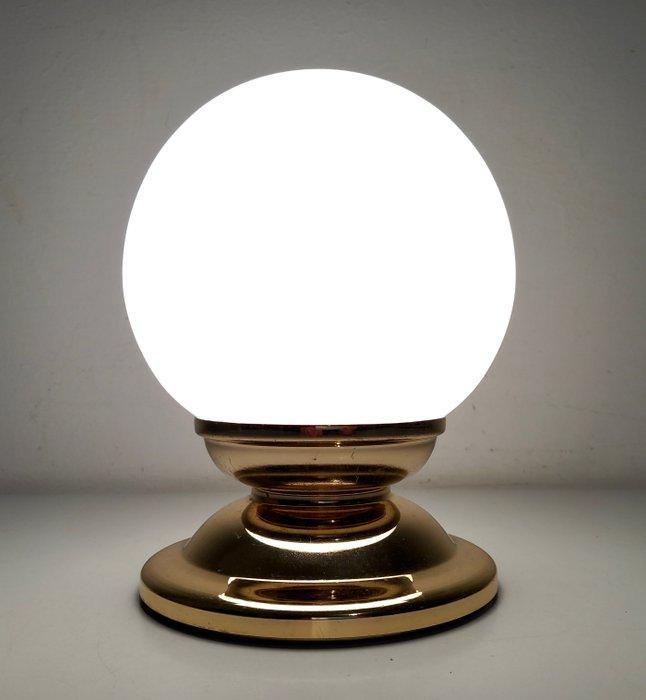 Tafellamp - Staal, Glas - Opaline glas 70, Antiek en Kunst, Kunst | Designobjecten