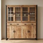 Buffetkast Mangohout Britt 190 cm, Huis en Inrichting, Verzenden, Nieuw, Overige houtsoorten, Industriële meubels
