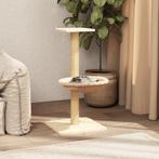 vidaXL Kattenmeubel met sisal krabpaal 74 cm crèmekleurig, Dieren en Toebehoren, Verzenden, Nieuw