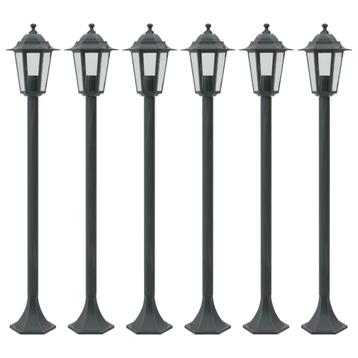 vidaXL Paalverlichting voor tuin E27 110 cm aluminium beschikbaar voor biedingen