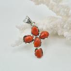 Bloedkoraal - Zilver - Ketting met hanger - CORALLO