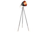 EGLO Chester Vloerlamp - E27 - 149,5 cm - Zwart/Koper, Verzenden, Zo goed als nieuw