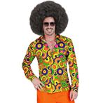 Disco 70S Blouse Gekleurd Heren, Kleding | Heren, Carnavalskleding en Feestkleding, Nieuw, Verzenden