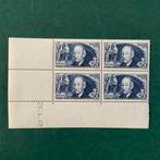 Frankrijk 1938 - Adler in hoekblok van vier met drukdatum