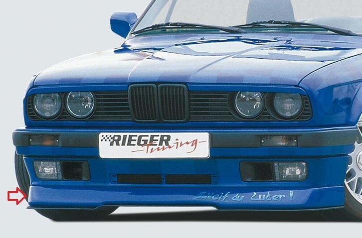 Reiger Front Spoiler Lip BMW E30 Type 2 B3076, Auto-onderdelen, Carrosserie, Nieuw, BMW, Voor