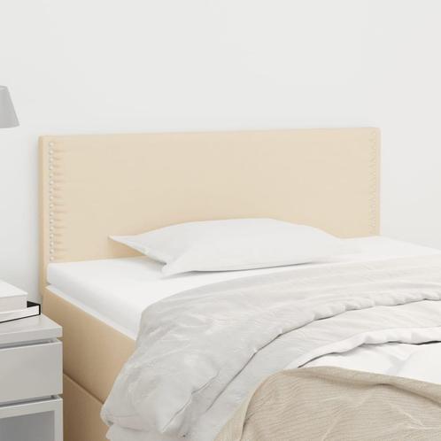 vidaXL Hoofdbord 80x5x78/88 cm stof crèmekleurig, Huis en Inrichting, Slaapkamer | Bedden, Nieuw, Verzenden