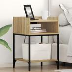 vidaXL Bedcabinet 2 pcs Sonoma eiken 40 x 40 x 61 cm Bewerkt, Verzenden, Nieuw