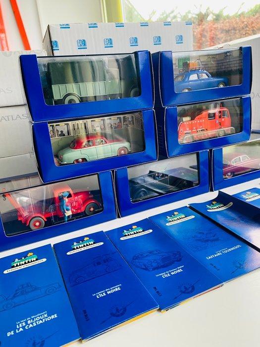 Atlas - Miniatuur figuur - Modelauto 1:43 (7x) Kuifje/Tintin, Livres, BD | Comics