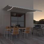vidaXL Luifel automatisch met LED en windsensor 500x350 cm, Tuin en Terras, Verzenden, Nieuw