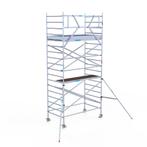 Rolsteiger Original 135x250 6,2m werkhoogte tegen de gevel, Doe-het-zelf en Bouw, Steigers, Verzenden, Nieuw, Rolsteiger of Kamersteiger