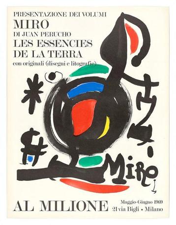 Joan Miró, (after) - Miró - Les Essencies de la Terra - Al