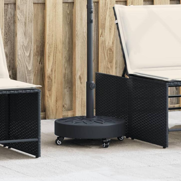 vidaXL Parasolvoet met wielen voor stok van Ø38 / 48 mm 27, Tuin en Terras, Parasols, Nieuw, Verzenden